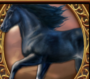 Символ игрового автомата Black Beauty Черная лошадь
