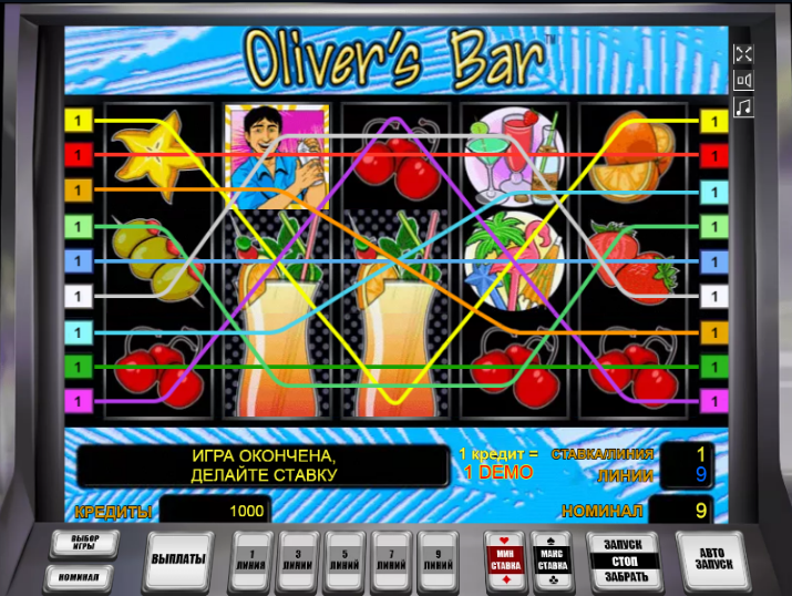 Изображение игрового автомата Oliver's Bar