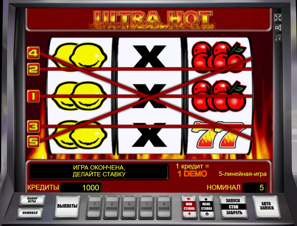 Изображение игрового автомата Ultra Hot