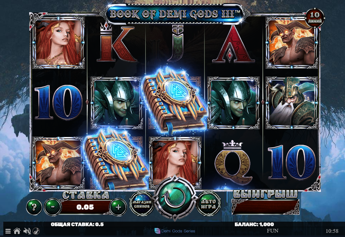 Изображение игрового автомата Book Of Demi Gods 3