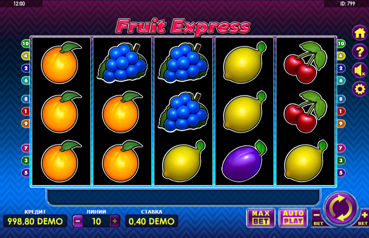 Изображение автомата Fruit Express