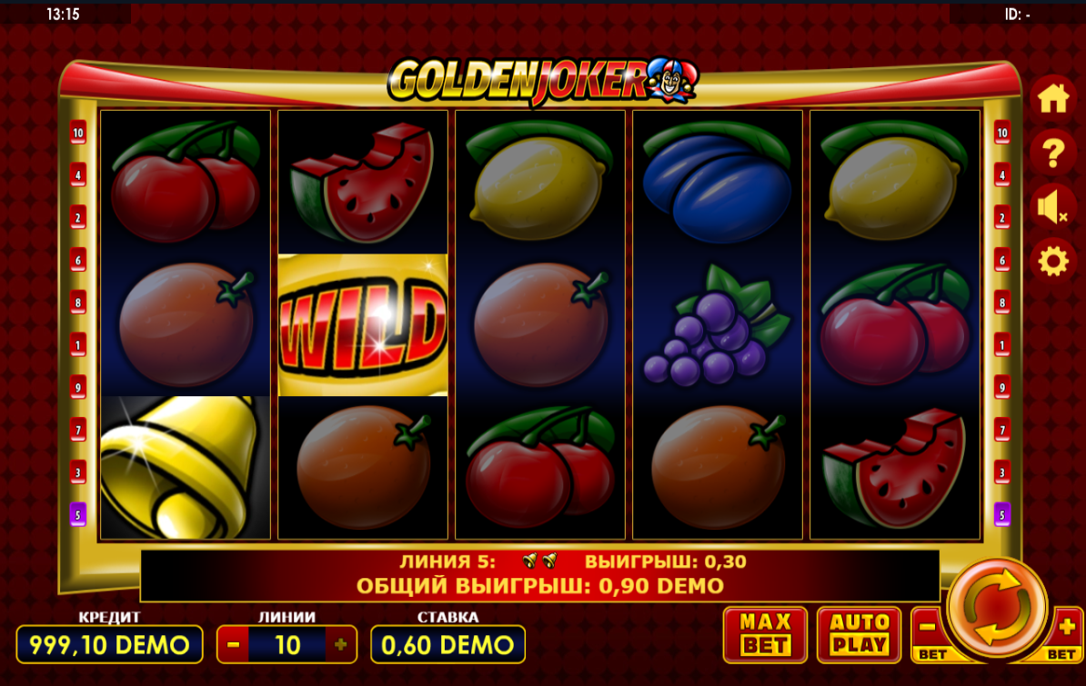 Изображение автомата Golden Joker