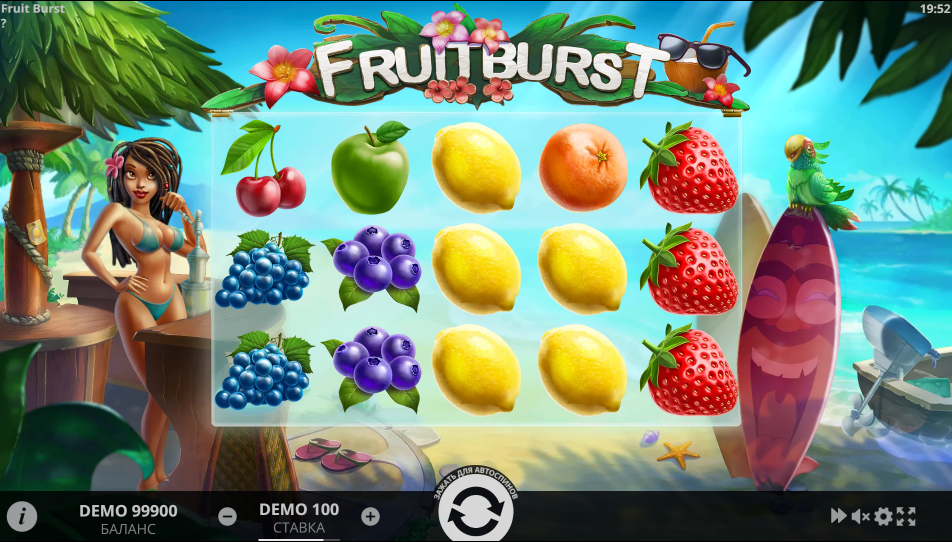Изображение игрового автомата Fruit Burst