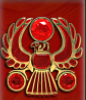 Символ игрового автомата Queen Of Riches Красный символ