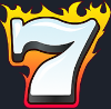 Символ игрового автомата Hot Triple Sevens Special Огненная белая семерка
