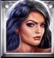 Символ игрового автомата Tales Of Darkness Lunar Eclipse Девушка в серебре