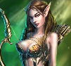 Символ игрового автомата Elven Princesses Воительница в зеленом