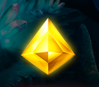 Символ игрового автомата Crystal Strike Желтый камень