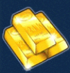 Символ игрового автомата Just Jewels Золотые слитки